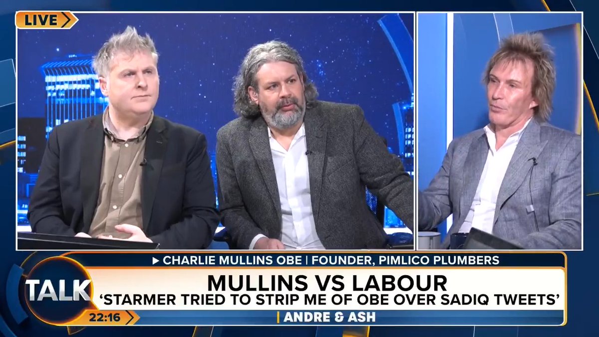 Charlie Mullins OBE would rather go to prison than pay Rachel Reeves' national insurance hike. "If Tommy Robinson didn't have his cell, I'd be in there now." André Walker Ash Charlie Mullins OBE