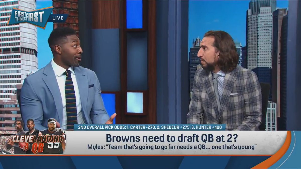 .Greg Jennings and nick wright believe the Browns will be the team to get Kirk Cousins 👀