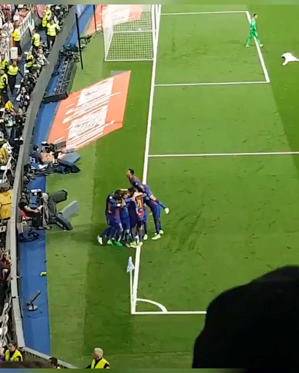 Esse ângulo do gol icônico do Messi no Bernabéu é sensacional. 🔥