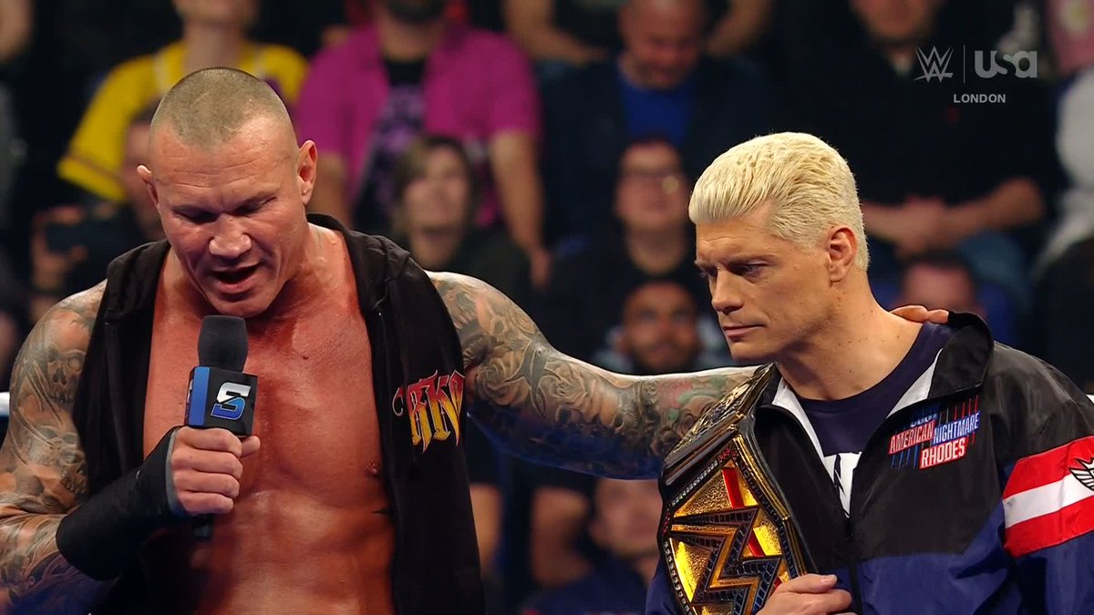 .Randy Orton is just keeping it real 🤷 He may be focused on #WrestleMania right now, but one day he could go after the Undisputed WWE Championship 👀 #SmackDown