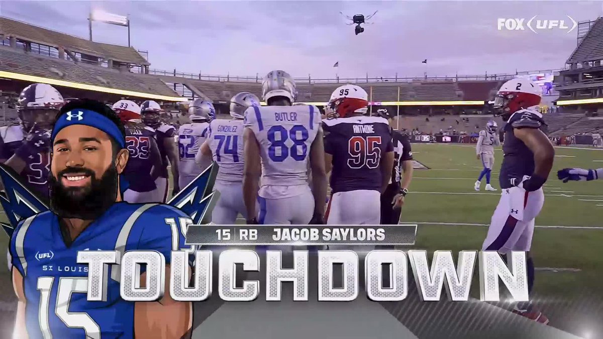 the first touchdown of the 2025 football season will forever belong to JACOB SAYLORS ⚔️🔥