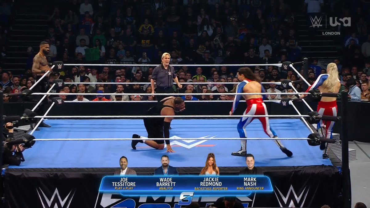 YES BOY! Pretty Deadly is wasting no time! 👊 #SmackDown
