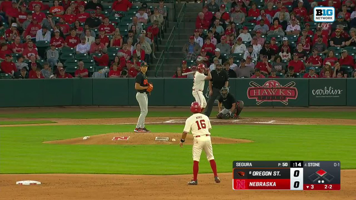 PIMPIN' AIN'T EASY. STONEY 2-RUN SHOT. 📺: Big Ten Network