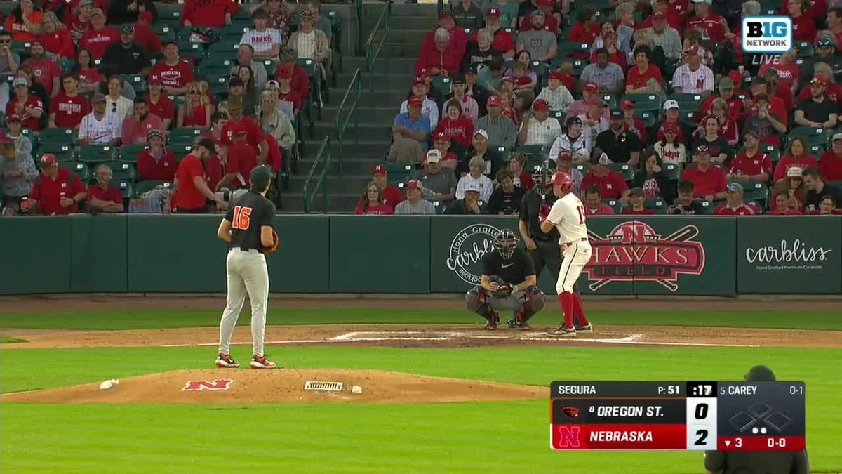 SCAREY CAREY. BACK-TO-BACK HOMERS. 📺: Big Ten Network