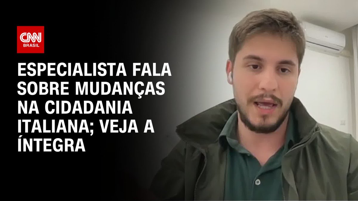 Entenda novas regras para cidadania italiana; assista #CNNPrimeTime