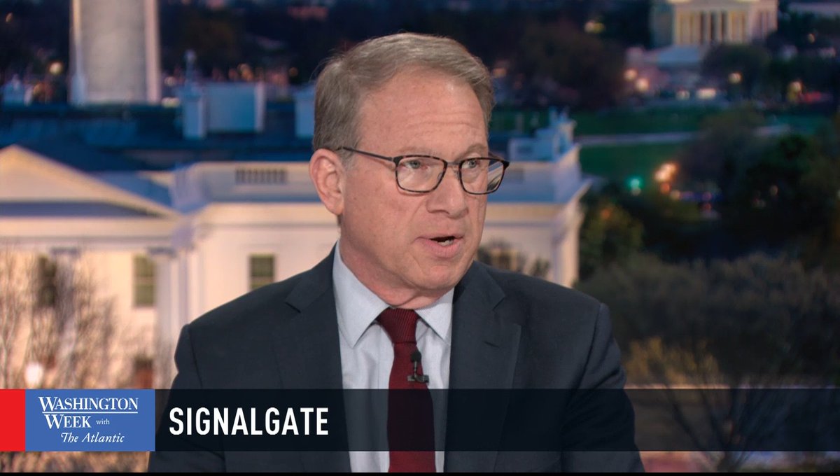 During an interview with Laura Ingraham, National Security Advisor Mike Waltz claimed that Jeffrey Goldberg's phone number got "sucked" into his phone. "I just want to note for the record that I did not suck my phone number into his phone," said Jeffrey Goldberg.