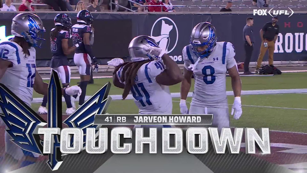 JARVEON HOWARD WITH THE LONGEST RUN IN UFL REGULAR SEASON HISTORY 💨