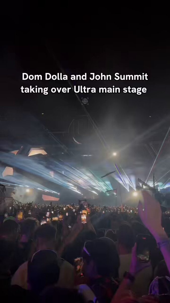 The dynamic duo Dom Dolla and John Summit has entered the chat with there epic intro at Ultra Music Festival! Everything Always has entered the chat 🔥