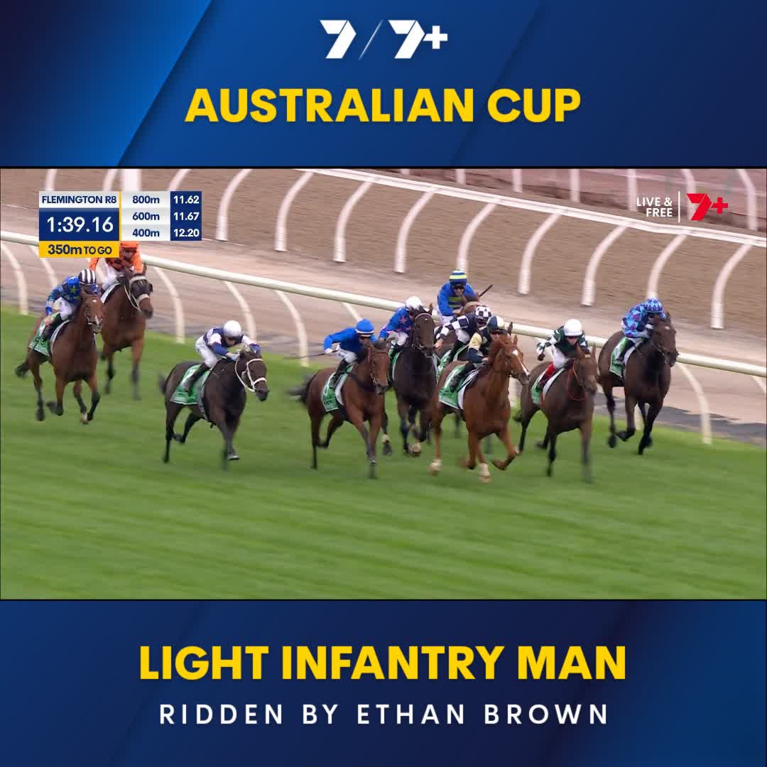 WHAT A PERFORMANCE! Light Infantry Man adds his name to the Australian Cup honour roll! Ciaron Maher Racing Ethan Brown
