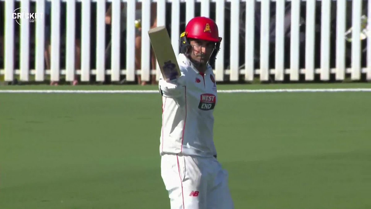 A championship-defining century, what a performance from Jason Sangha! #SheffieldShield