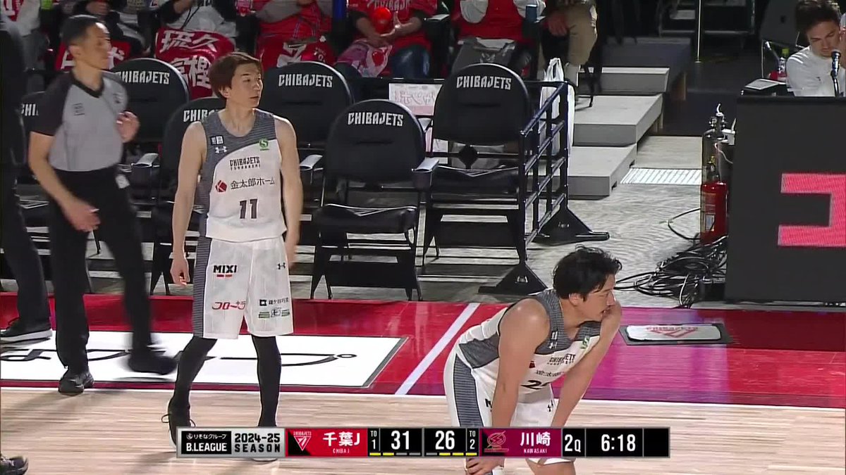 ららアリーナを沸かせるベテランコンビ🤝 千葉J#11 西村・#25 荒尾がディフェンスで魅せる！ 西村 文男 荒尾 岳 千葉ジェッツふなばし 🛫PAINT IT JETS✨ 📡バスケットLIVEで生配信中 #Bリーグ #りそなグループ