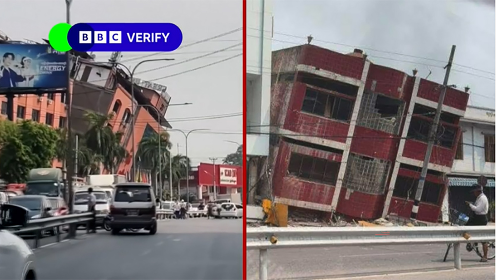 BBCニュース - ミャンマーとタイの地震被害、検証済み映像で見る