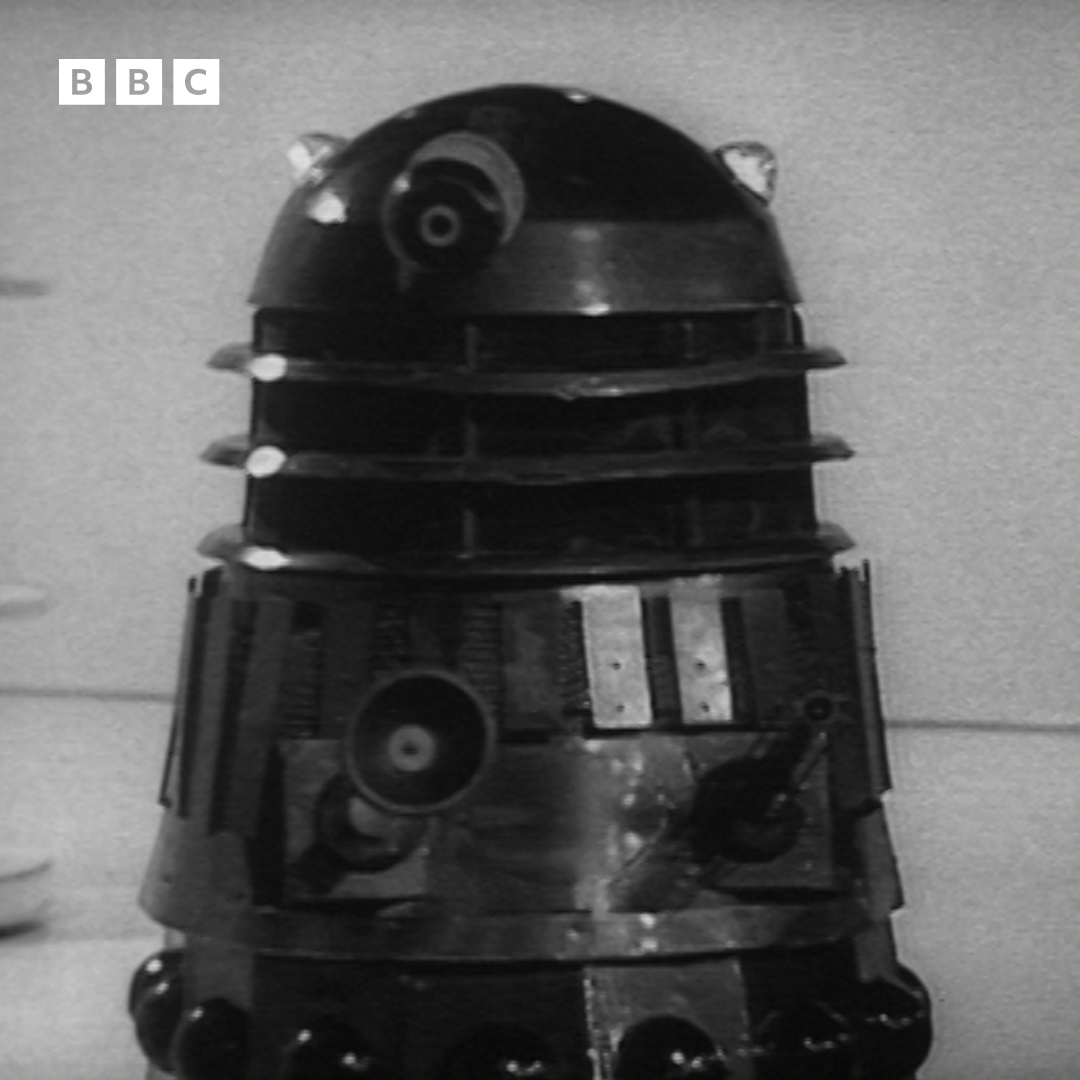 Back in 1973 two Daleks went missing, presumed stolen, from BBC Television Centre. Blue Peter's John, Val and Peter appealed for their return, alongside a Dalek who was threatening the culprits with extermination.