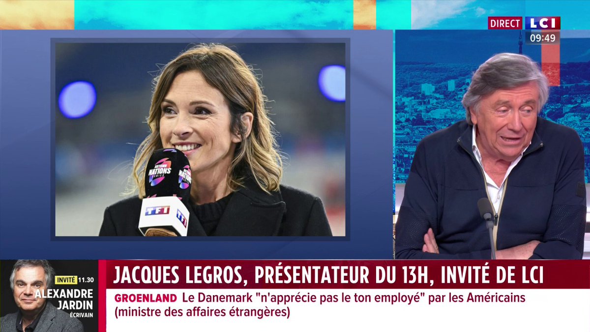 🔴 Jacques Legros, invité d'Anne-Chloé BOTTET 🗣️ Isabelle Ithurburu (Isabelle Ithurburu) qui va lui succéder au 13H de TF1 : "Je n'ai aucun conseil à lui donner, elle a toutes les qualités. Elle a un sourire qui ferait tomber les morts, elle est craquante, sympa, douée. Elle est tout."