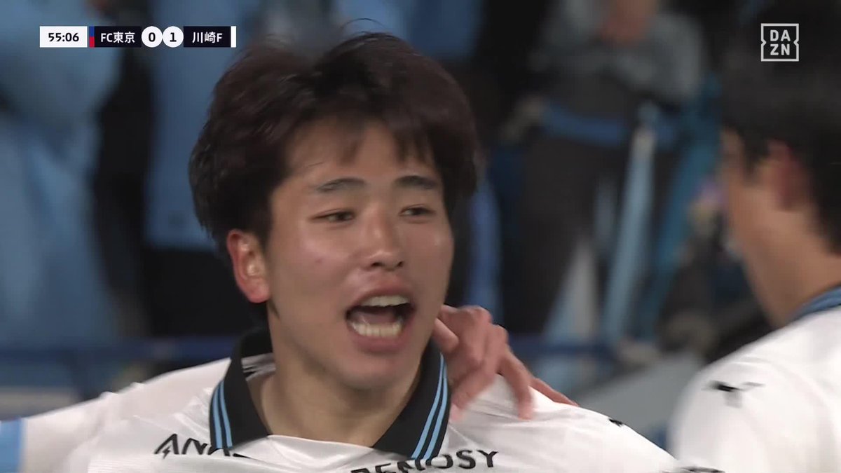 “クラシコ男”がこの日も決めた！ 均衡を破ったのは #山田新 脅威の多摩川クラシコ3戦連続ゴール⚽⚽⚽ 🏆明治安田J1リーグ第7節 🆚FC東京×川崎F 🆓#DAZN LIVE配信中 #Jみようぜ #Jリーグ #FC東京川崎F