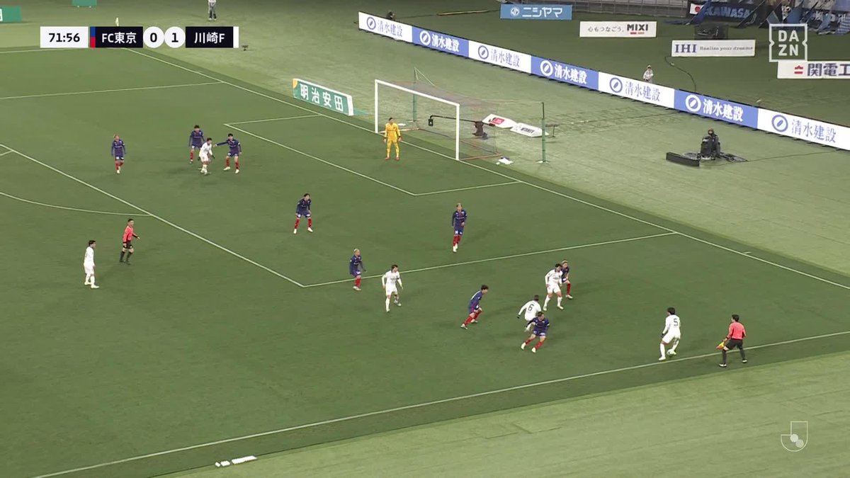 #モーメントブースター でシェアして盛り上がれ!​ ⚽️ゴール (72:00) 👟Tatsuya Ito​​ 🆚FC東京 vs 川崎フロンターレ ​📺​DAZNでライブ配信中​ #DAZN #FanZone
