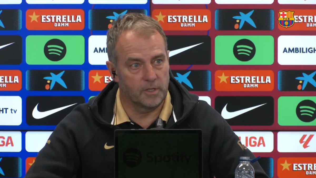 🎙️ HANSI FLICK on the importance of winning home matches to win La Liga. #BarçaGirona