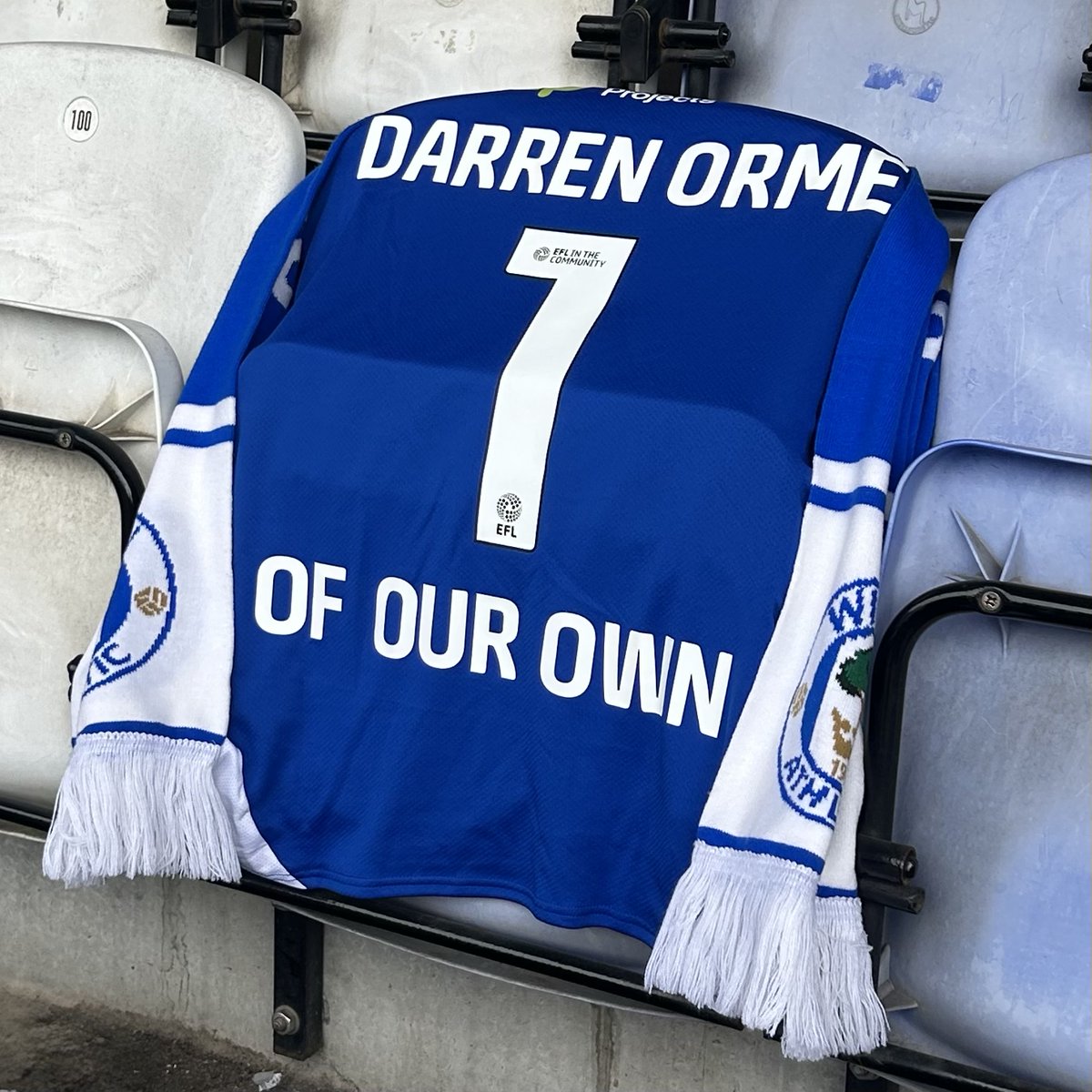 💙 For Darren. 🤍 #wafc 🔵⚪️