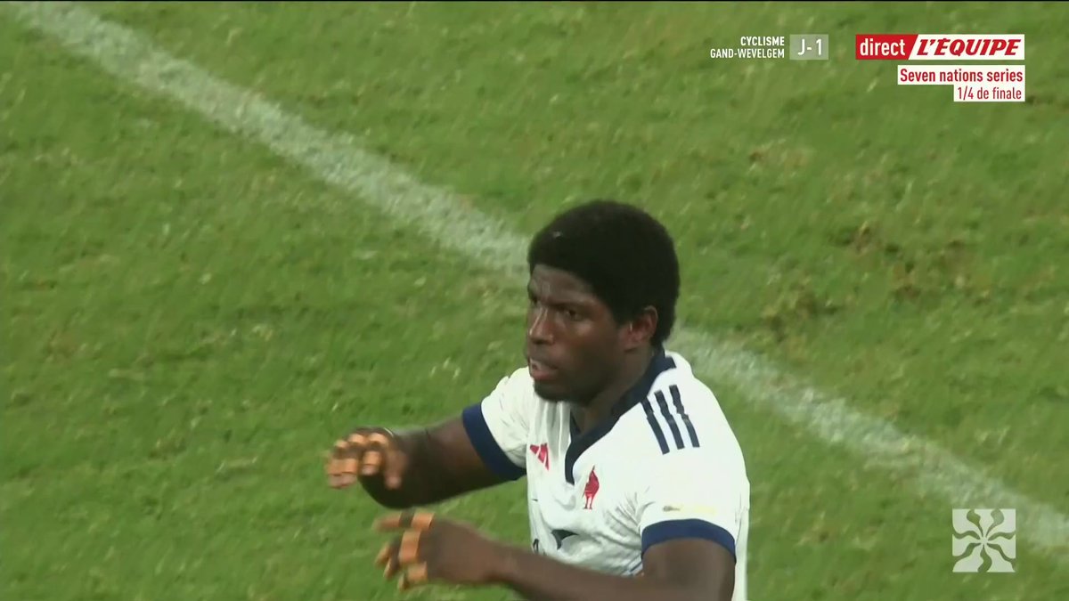 OUI ! La France renverse la Nouvelle-Zélande à Hong Kong ! Les Bleus filent en demi-finale du Seven nations series #lequipeRUGBY