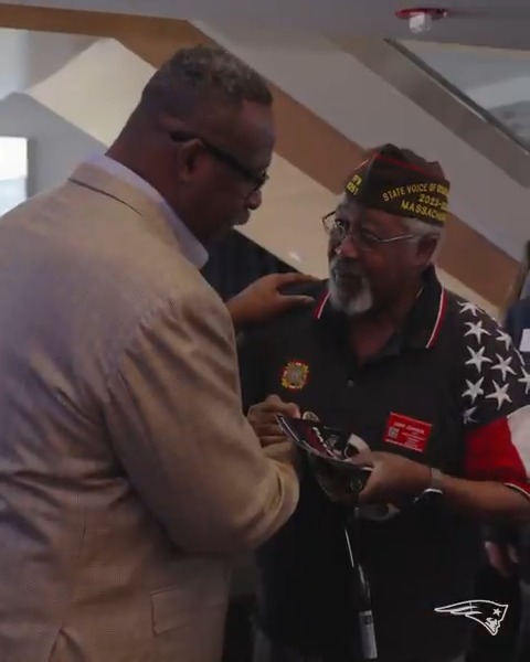 A special day at Gillette Stadium. Yesterday, Cross Insurance &amp; the Patriots Foundation honored service men &amp; women from the Vietnam War during the annual pinning ceremony.