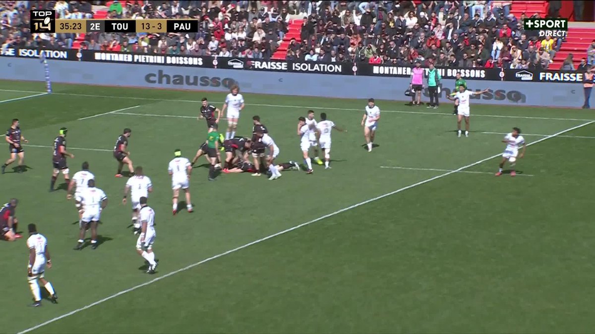 L'ESSAI SUPERBE DES TOULOUSAINS 🤩 Stade Toulousain 🔥 #STSP