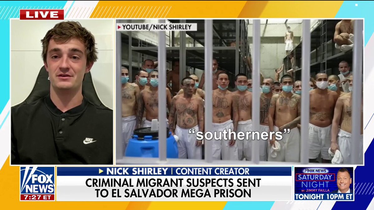 Investigative video journalist Nick shirley joins 'FOX & Friends Weekend’ to discuss his visit to the El Salvador mega prison where the Trump administration has sent alleged Venezuelan gang members.