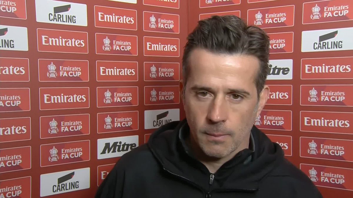 🗣️ "For me, it's a CLEAR second yellow card." 🟥 Marco Silva believes Adam Wharton should have been sent off #ITVFootball | #FACup | Gabriel Clarke | #FULCRY