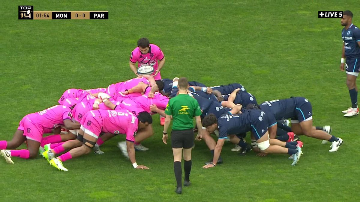 EZEALA EN PUISSANCE 💥 L'entame parfaite du Stade Français Paris, qui prend l'avantage à Montpellier 🙌 #MHRSFP