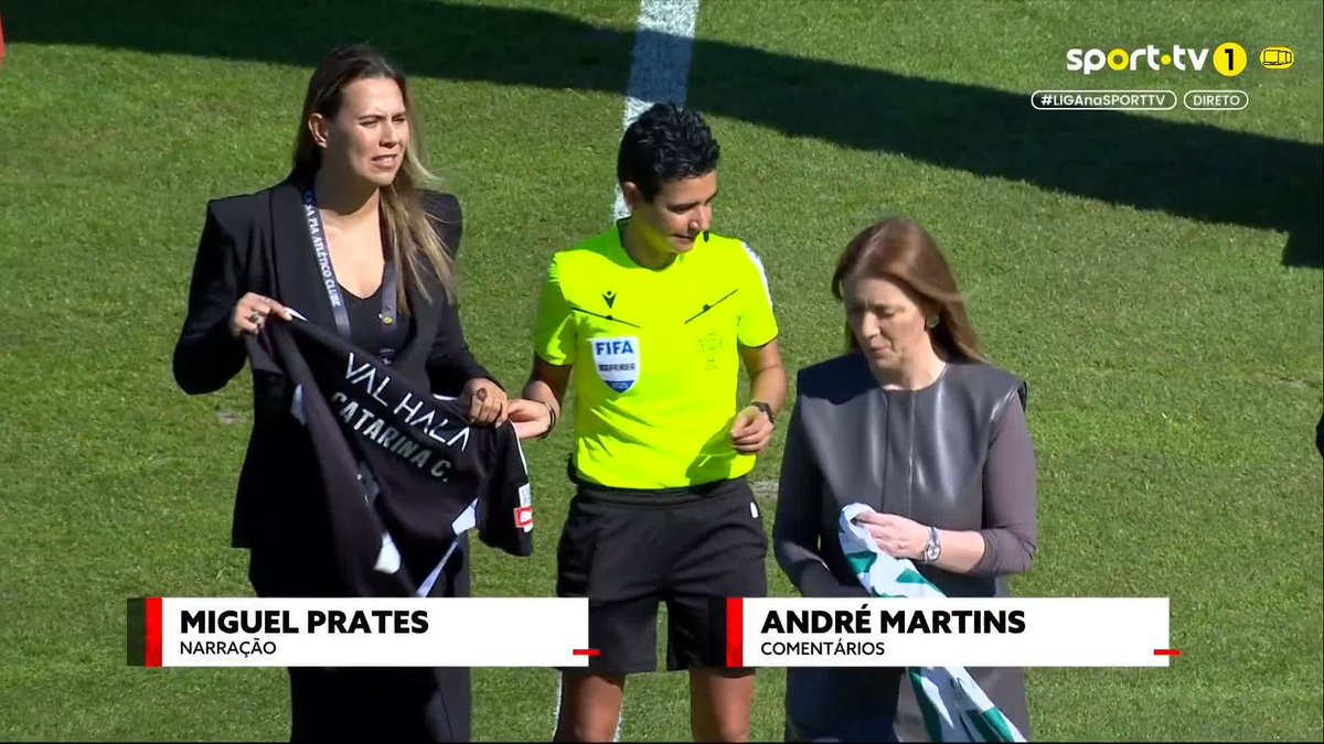 Mais um momento para a história. Catarina Campos torna-se a primeira mulher a arbitrar um jogo da Primeira Liga masculina 👏