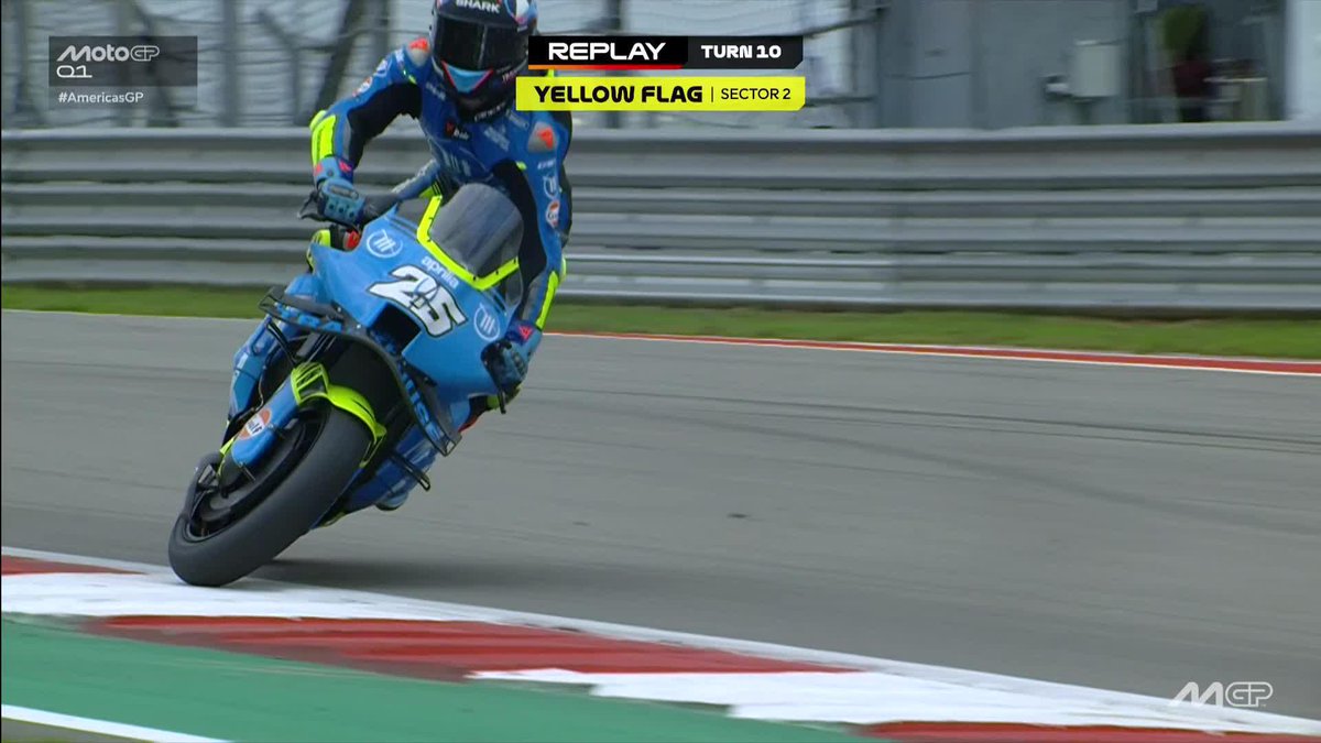 From the edge of the kerb to the airfence 😱 That was a big one for Raúl Fernández! 💥 #AmericasGP 🇺🇸