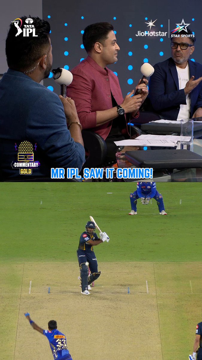 When the pressure was mounting, Mr. IPL #SureshRaina in commentary box saw a perfect outcome for #ShubmanGill &amp; he was right! #IPLonJioStar 👉 #GTvMI | LIVE NOW on Star Sports 1, Star Sports 1 Hindi, &amp; JioHotstar