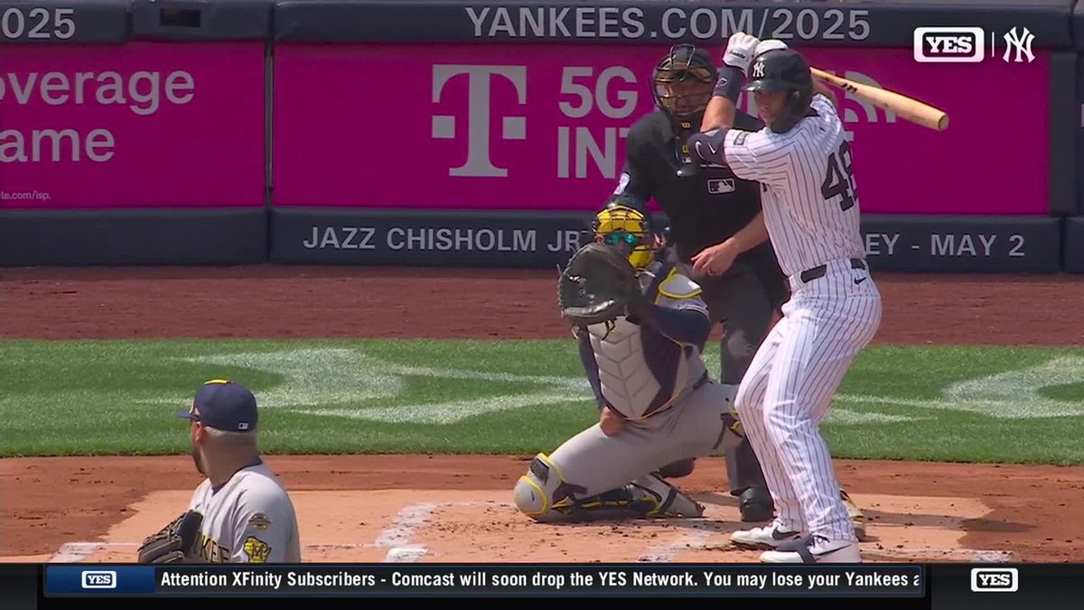 Different looks at those first three 💣💣💣 #YANKSonYES