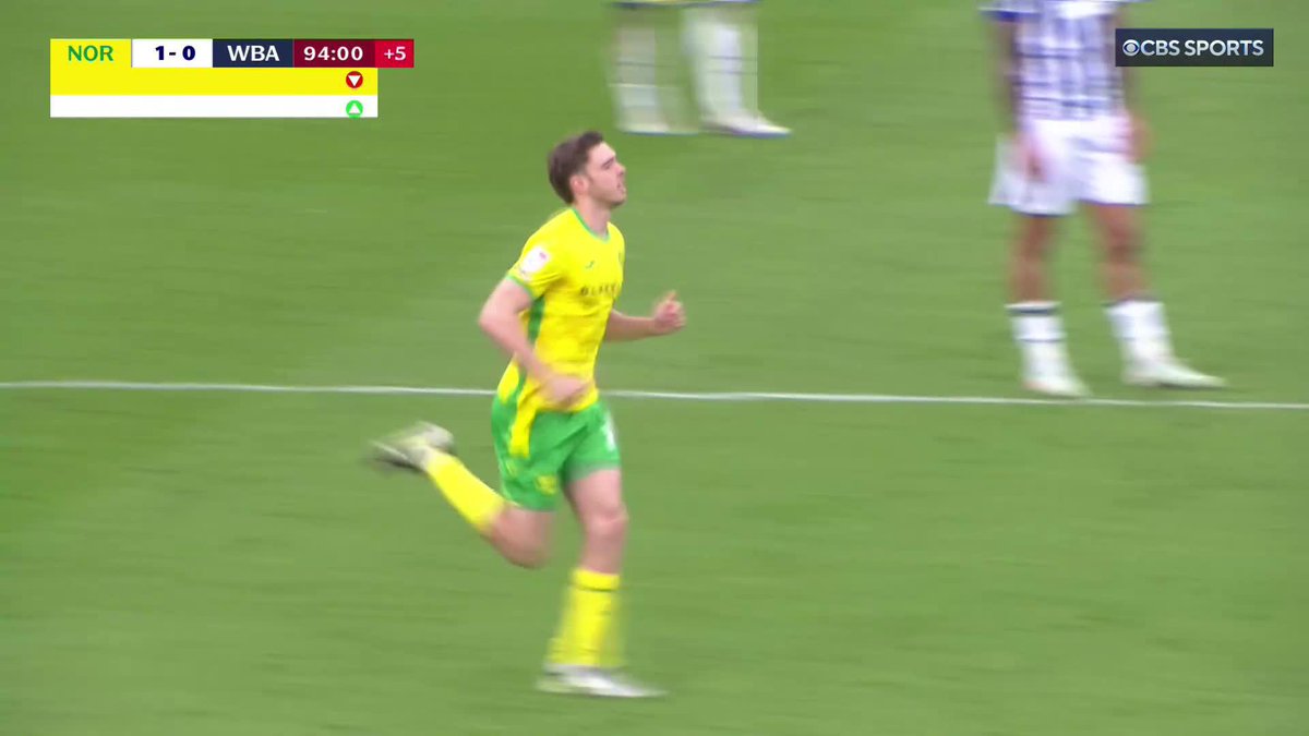 JOSH SARGENT WINS IT FOR NORWICH CITY IN STOPPAGE TIME. WHAT A GOAL!!! 🇺🇸🔥