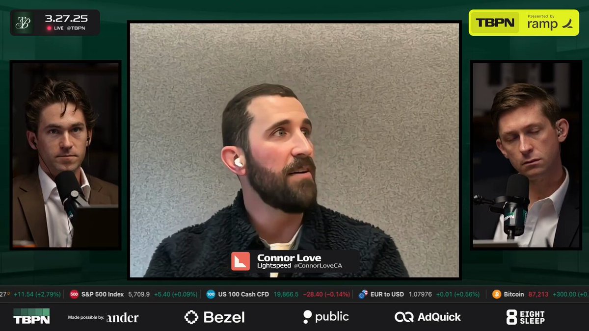 "My biggest worry in defense tech is we can't deliver the systems we are selling the government." - Connor Love "If we can't produce at scale and with efficiency, we fail. The mom-and-pop shops are dying; we don't have an industrial base in America." "You lose billion-dollar contracts when you oversell and underdeliver."