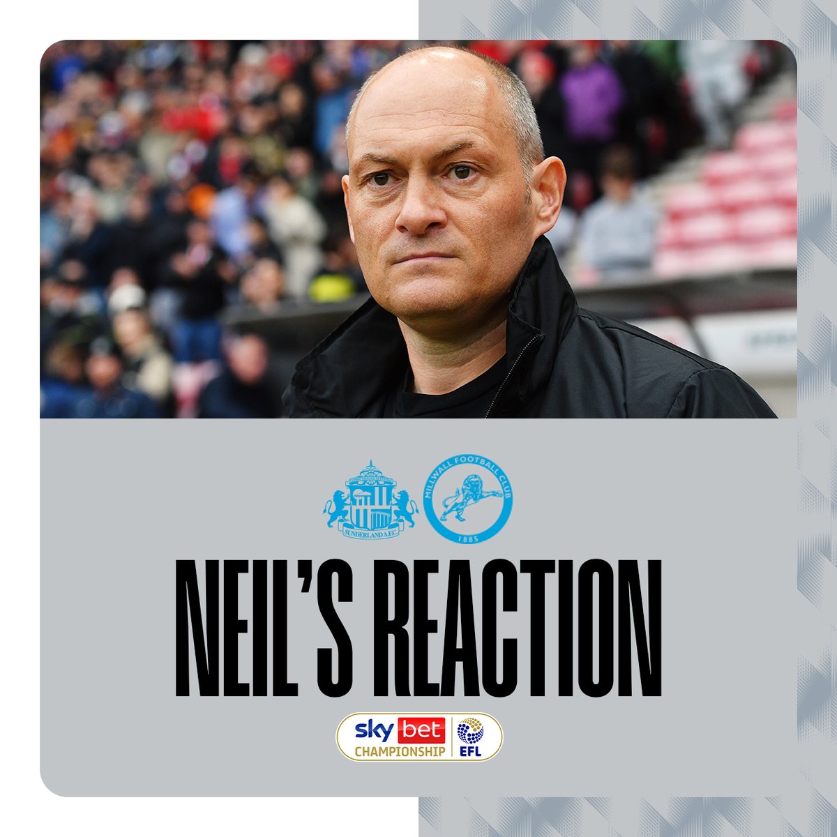 Alex Neil reacts to today's match. #Millwall