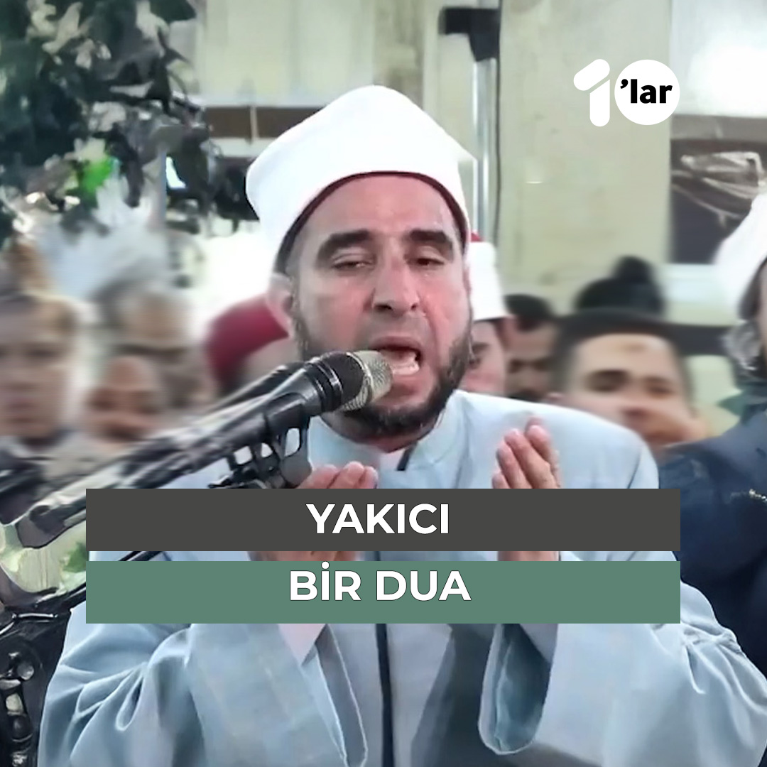 El-Ezher Camii'nde, son teravih namazında, Gazze ve Filistin için dokunaklı bir dua...