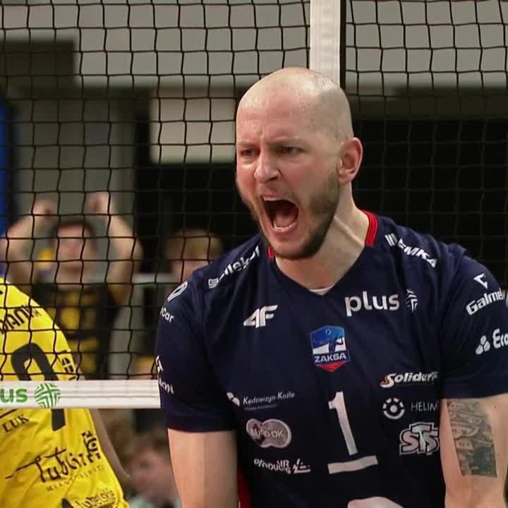 Bartosz Kurek zatrzymał Wilfredo Leona ⛔💪 📺 Polsat Sport 1 📲 Polsat Box Go #PlusLiga | ZAKSA Kędzierzyn-Koźle ⭐️⭐️⭐️
