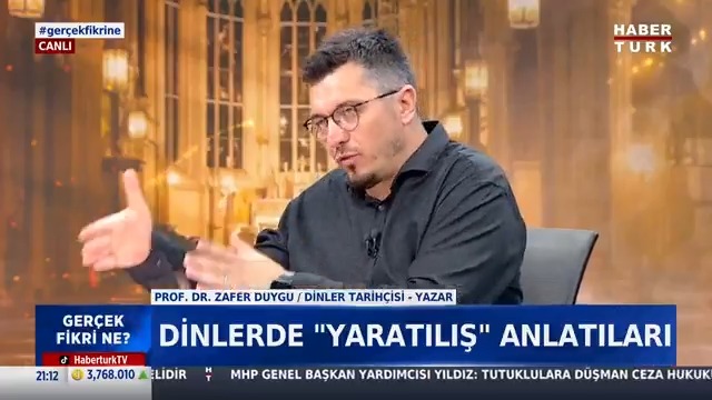 Yaratılış Tevrat'ta ve İncil'de nasıl anlatılıyor? Yaratılış anlatıları arasında nasıl farklılıklar var? Dinler Tarihçisi ve Yazar Prof. Dr. Zafer Duygu #GerçekFikriNe'de anlattı.