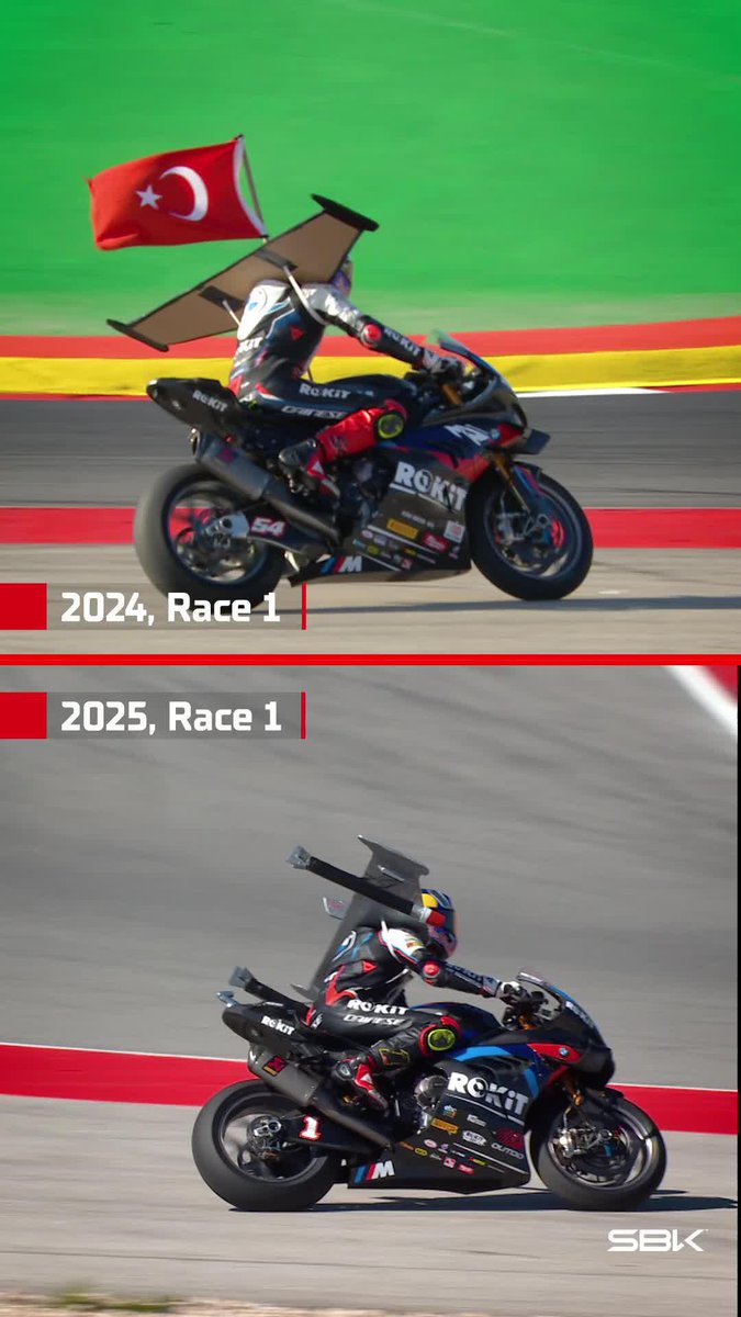 One year later, Toprak Airlines is back in Portimao for another wild celebration! ✈️ #PortugueseWorldSBK 🇵🇹 #WorldSBK