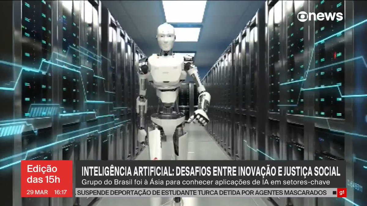 Uma comitiva de 40 pessoas, com representantes do poder público, fundações, especialistas e artistas, passou por cidades da China, Hong Kong e Coreia do Sul e trouxe ao Brasil experiências e inspirações para aplicações de IA. ➡ Assista na #GloboNews: