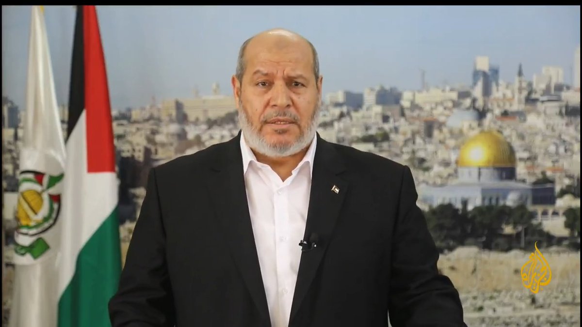 رئيس حركة حماس في #غزة خليل الحية: التزمنا بكل بنود الاتفاق رغم انتهاكه مرارا من جانب قوات الاحتلال، وتسلمنا قبل يومين مقترحا من الإخوة الوسطاء في #مصر وقطر وتعاملنا معه بإيجابية ووافقنا عليه، وسلاح المقاومة خط أحمر #حرب_غزة #الأخبار
