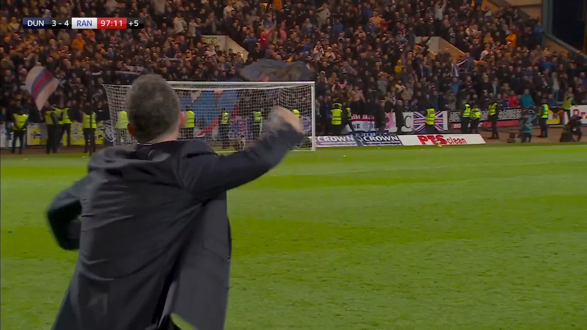 💪 "Barry Ferguson's Rangers show some character again!" Full-time scenes in Dundee as the visitors come from 3-1 down to win 4-3 in a thriller! 🍿
