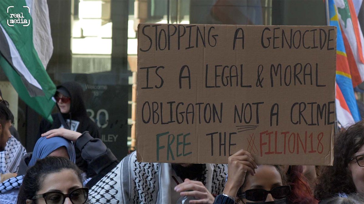 👀 This is what we're allowed to tell you about the court hearing of the Palestine Action #Filton18 👉 Palestine Action