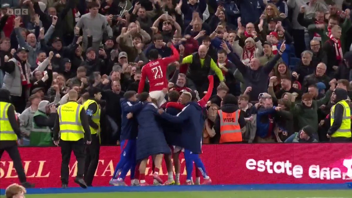 RYAN YATES SENDS NOTTINGHAM FOREST THROUGH TO THE FA CUP SEMI-FINAL 👏 #FACup