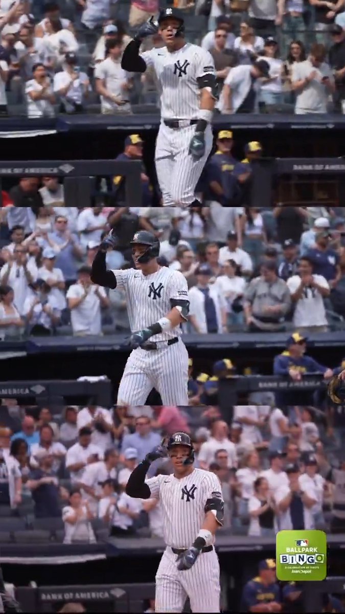 Aaron Judge's third career 3-HR game was the first of the MLB season! (MLB x loanDepot)