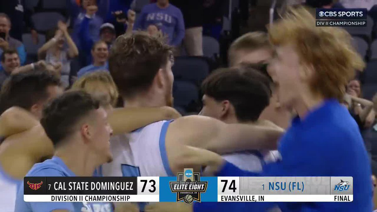 The Sharks have done it again! NSU Men’s Basketball WINS THE NCAA Division II NATIONAL CHAMPIONSHIP!