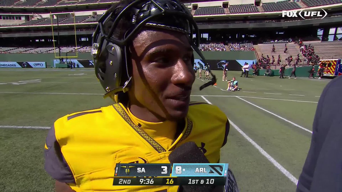 "I'm not going to lie, I had a few jitters." Dee on making his first career UFL FG