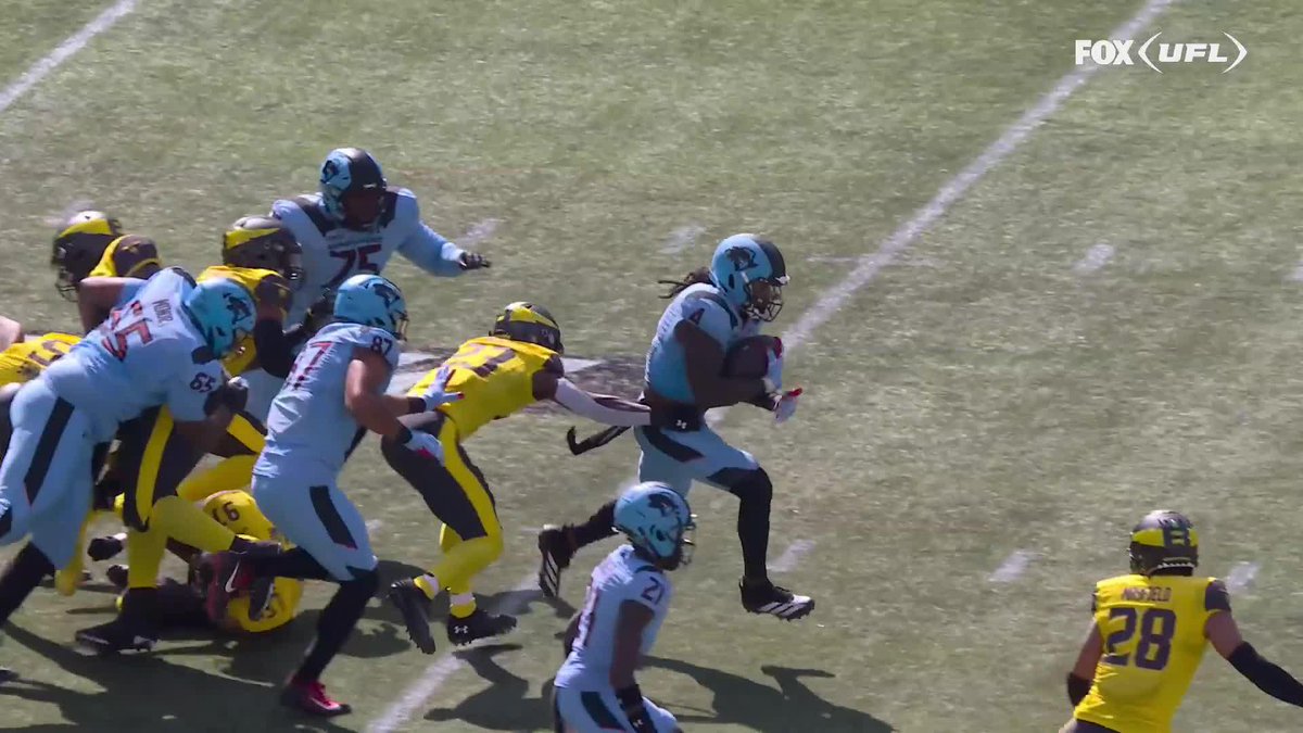 THE LONGEST RUN IN UFL HISTORY!!!! 🚨77-YARD TD RUN FOR KALEN BALLAGE🚨