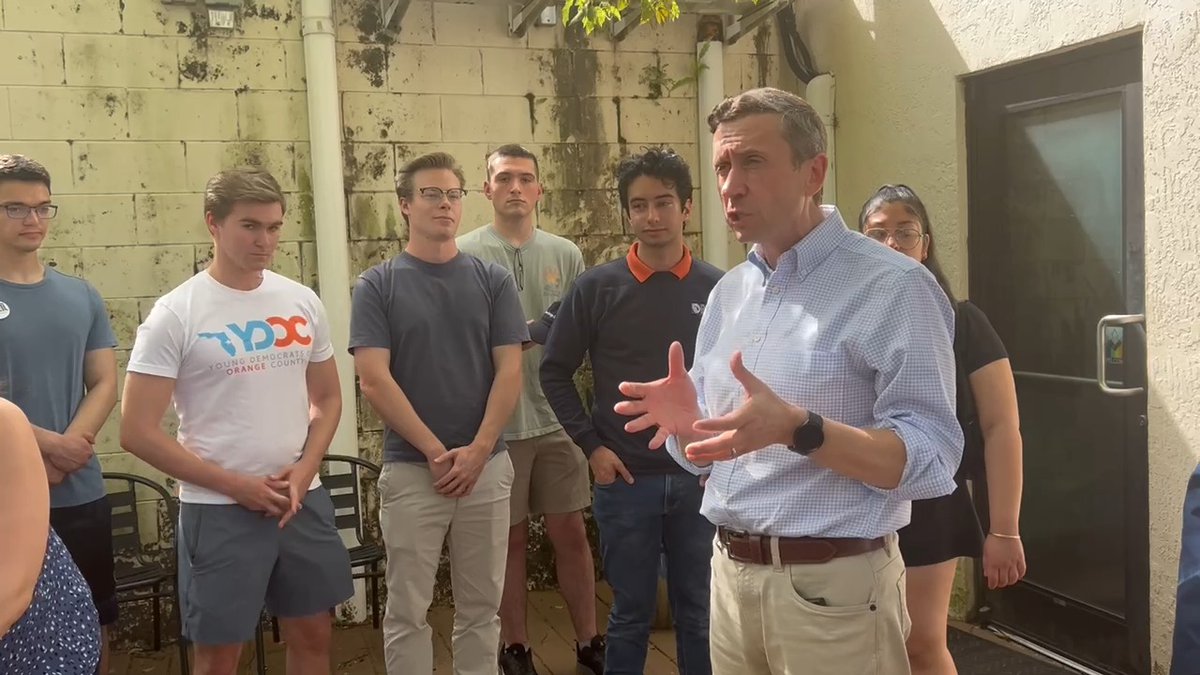 Spotted in FL-06: Chair Ken Martin kicks off a canvass for Josh Weil ahead of Tuesday’s election with a shout-out to Mayor James Andrew Malone, who won his race in an R+23 district.