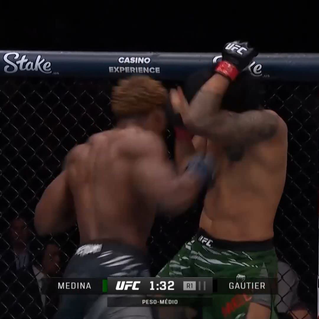 NOVO NGANNOU? 🇨🇲 Ateba Gautier derrotou 🇧🇴 Jose Medina via KO (nocaute) no UFC México. #UFC #UFCBR #UFCMexico